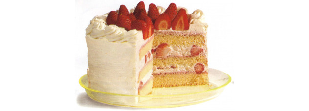 Gâteau aux Fraises et Crème